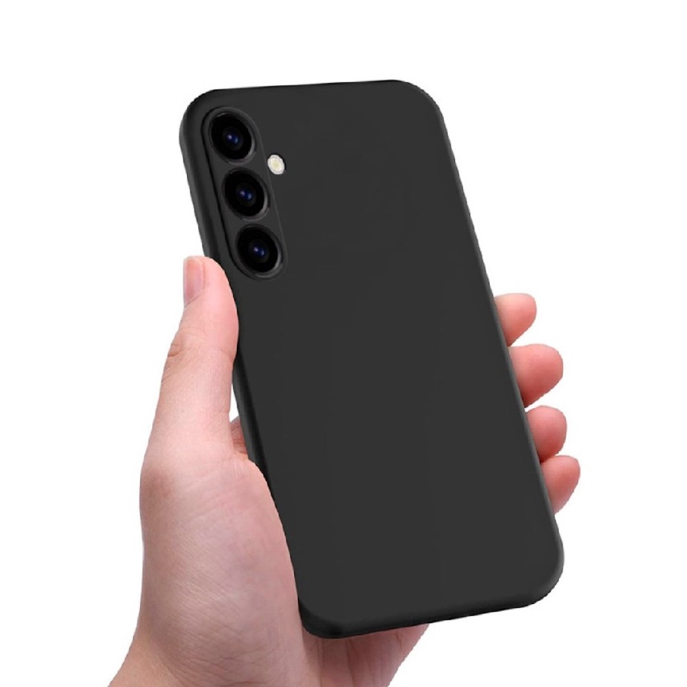 WOO Case Liquid Silicone Samsung A25 5G, Black - Image 2