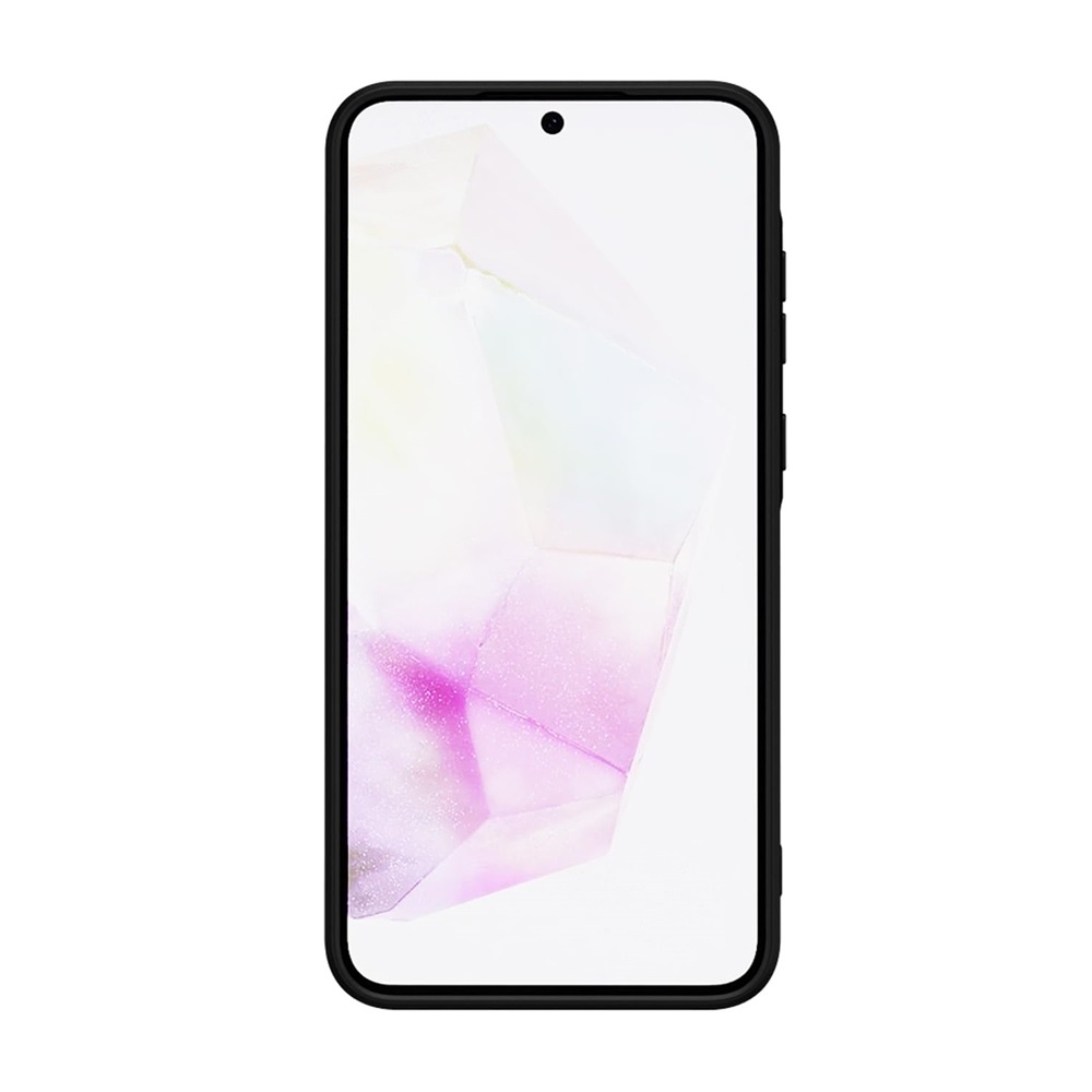 WOO Case Liquid Silicone Samsung A35 5G, Black - Image 3