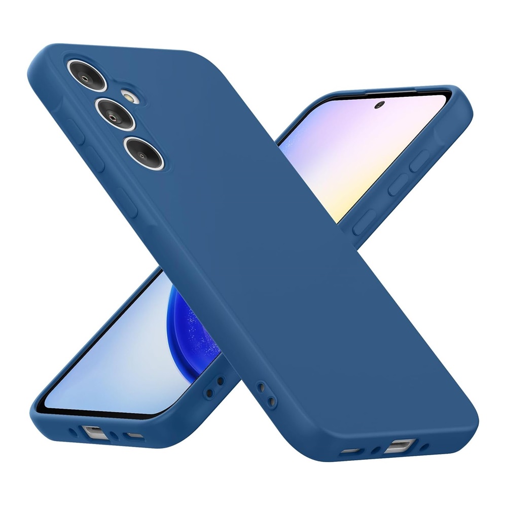 WOO Case Liquid Silicone Samsung A35 5G, Blue - Image 2