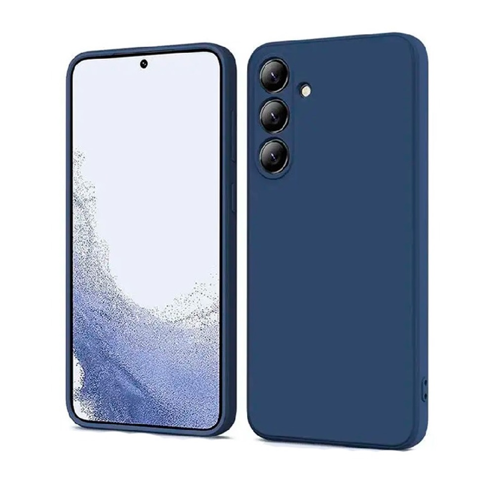 WOO Case Liquid Silicone Samsung A55 5G, Blue - Image 2