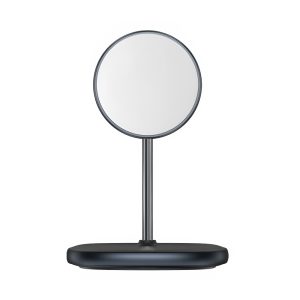 Baseus Wireless Charger Swan Magnetic Desktop Bracket Type-C 15W for iPhone 12/13/14, Black
