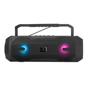 You Qi You Wireless Speaker YY-804 with Radio and Lantern, Black