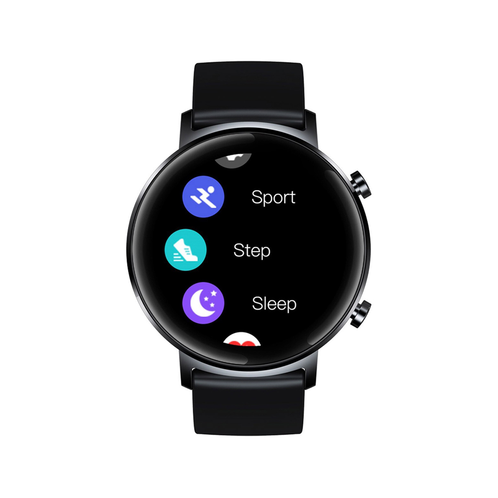 Zeblaze Smart Watch GTR, 1,3 IPS Display, Blood Pleasure, 180mAh, Heart Rate Function, Black - Image 2