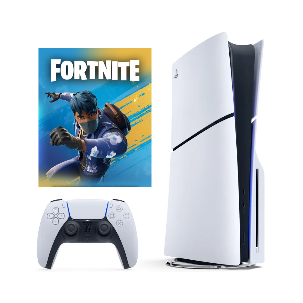 Sony Console Playstation 5 Slim Disc Edition 1TB + Flowering Fortnite