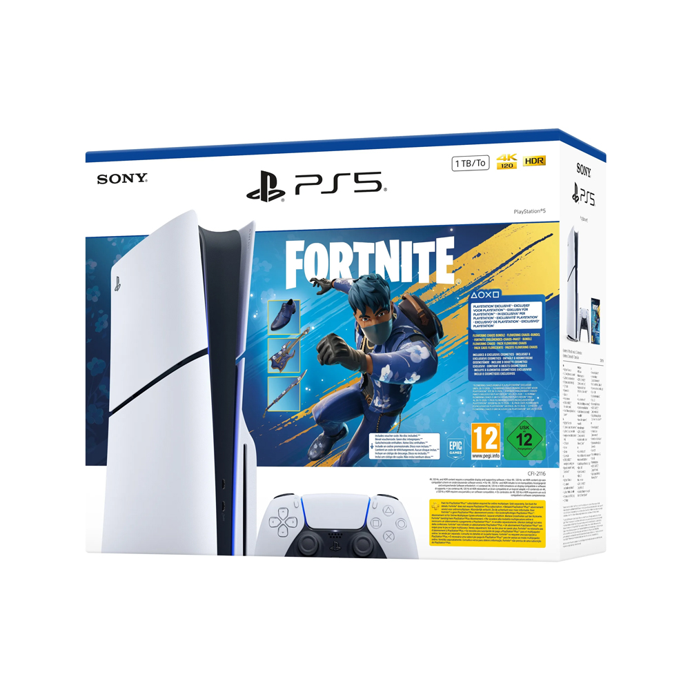 Sony Console Playstation 5 Slim Disc Edition 1TB + Flowering Fortnite - Image 3