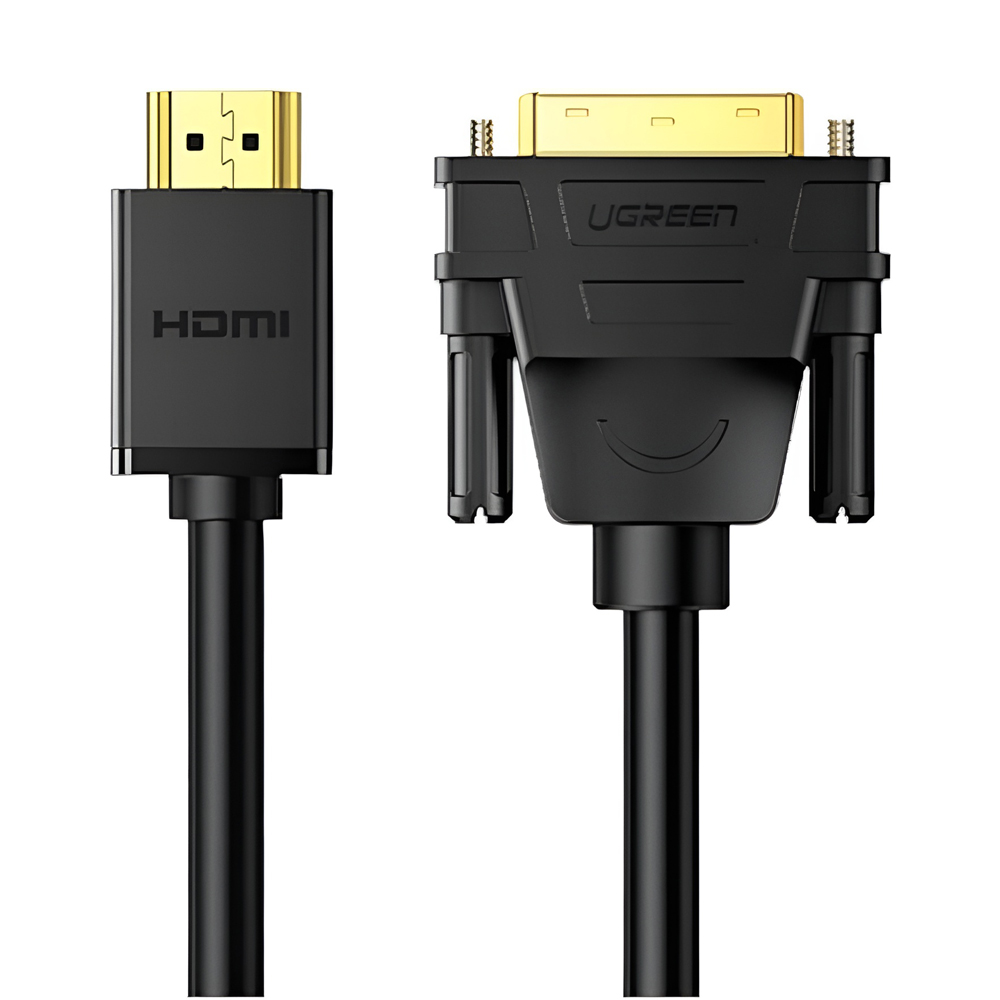 UGREEN Cable HDMI to DVI 1080P@60Hz 2M HD106, Black - Image 2
