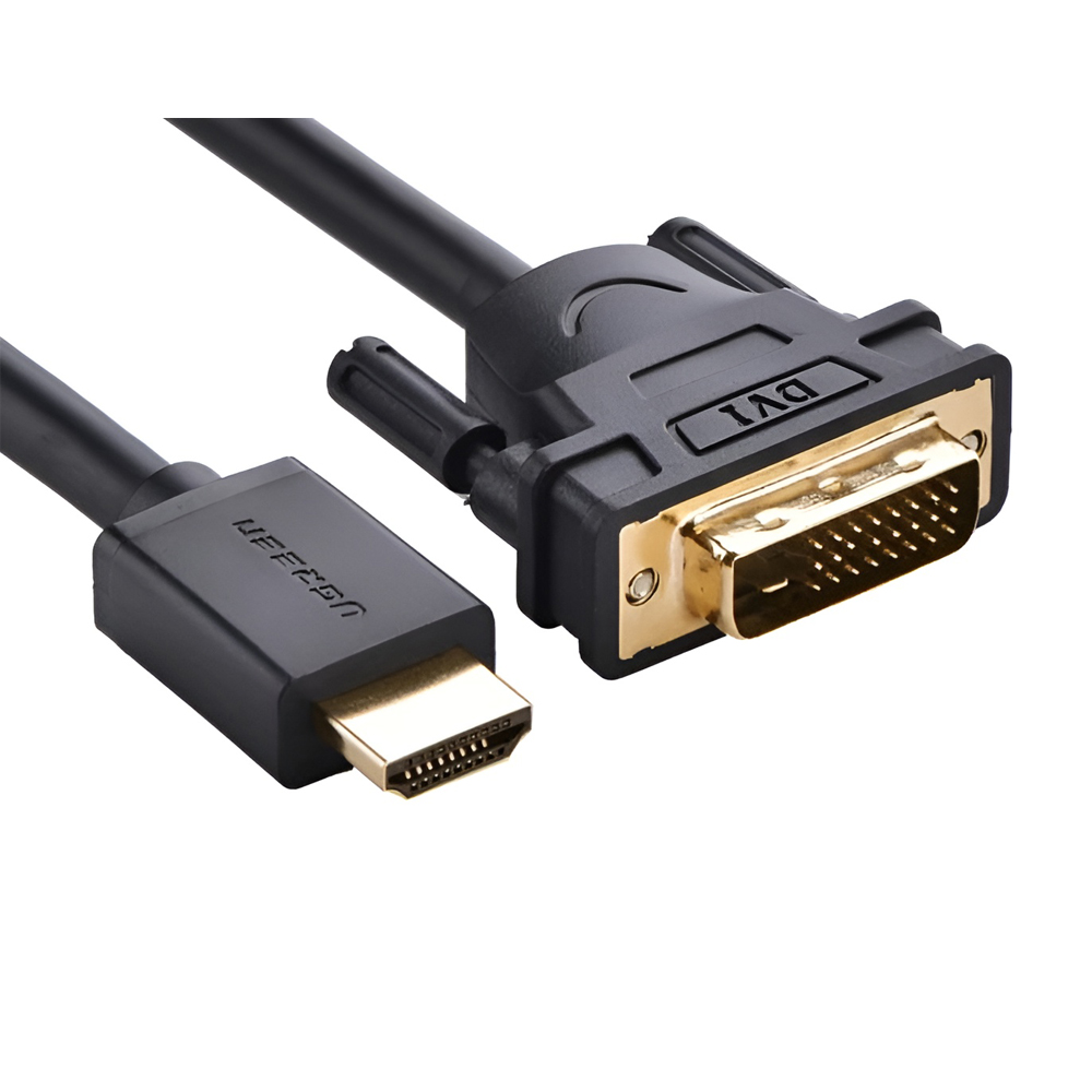 UGREEN Cable HDMI to DVI 1080P@60Hz 2M HD106, Black - Image 3