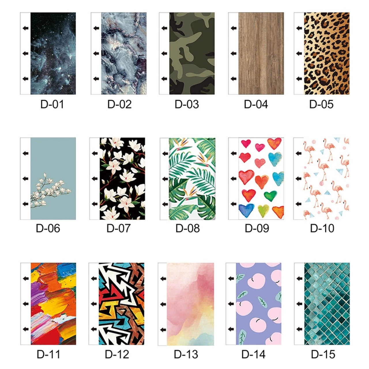 Devia Intelligent Colorful Back Film V2 (15pcs) E15, Blue - Image 2