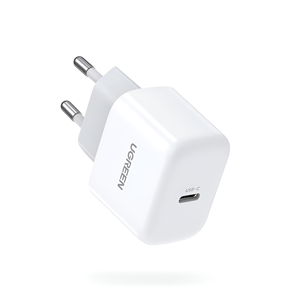 UGREEN Wall Charger Mini Type-C PD3.0 20W EU CD241, White - Image 2