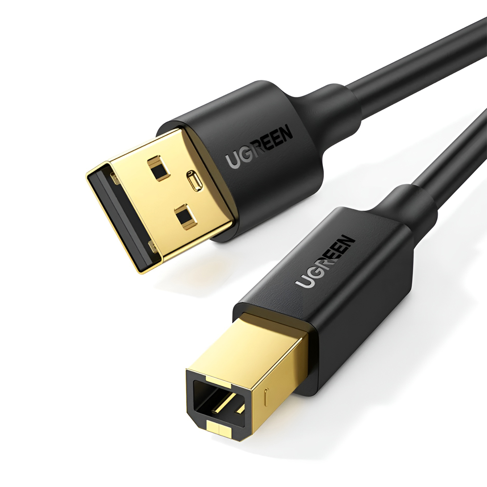 UGREEN Cable AM-BM USB 2.0 3M US135, Black - Image 2