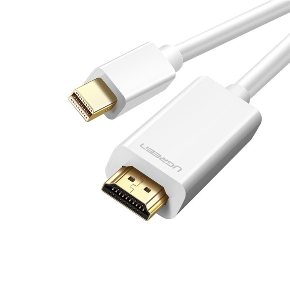 UGREEN Cable mDP to HDMI 4K@30Hz 2M MD101, White