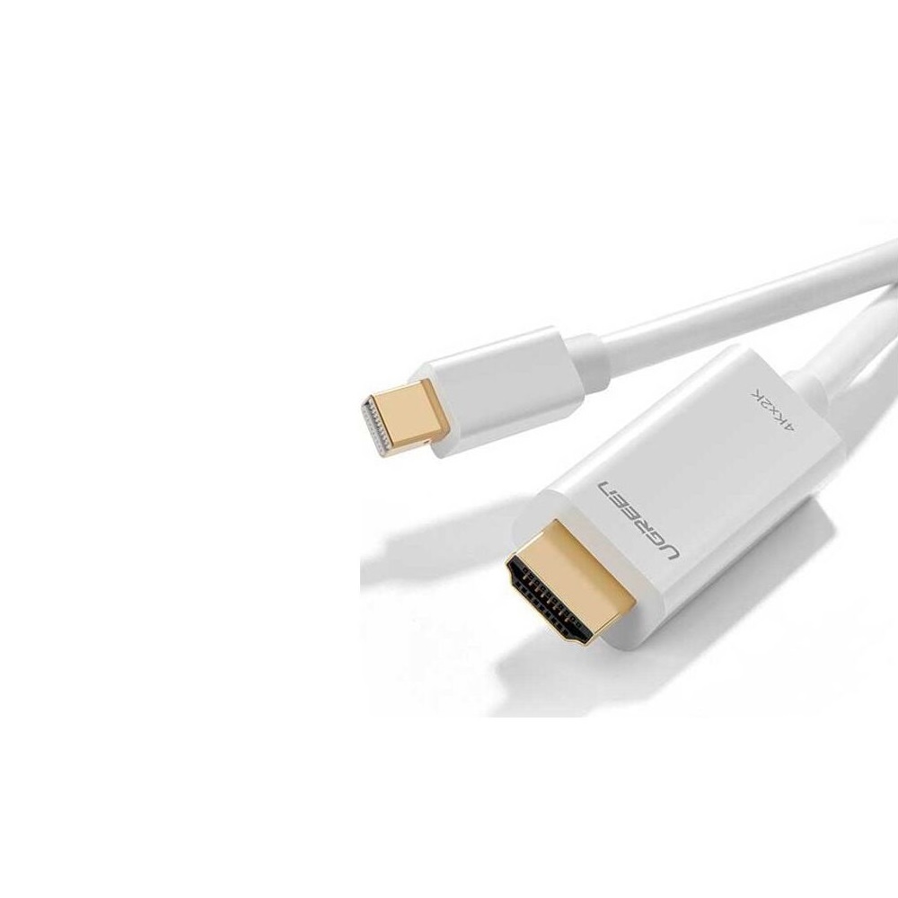 UGREEN Cable mDP to HDMI 4K@30Hz 2M MD101, White - Image 3