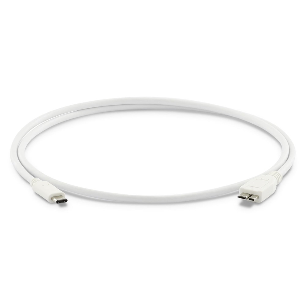 LMP USB-C (m) to USB 3.0 micro-USB (m) cable, 10G/5A with E-Mark, 1 m, White - Image 2