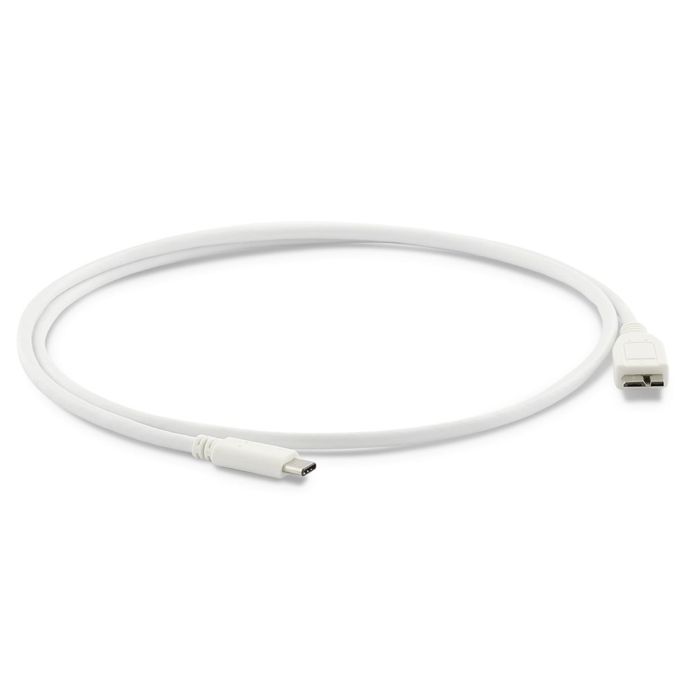 LMP USB-C (m) to USB 3.0 micro-USB (m) cable, 10G/5A with E-Mark, 1 m, White - Image 3