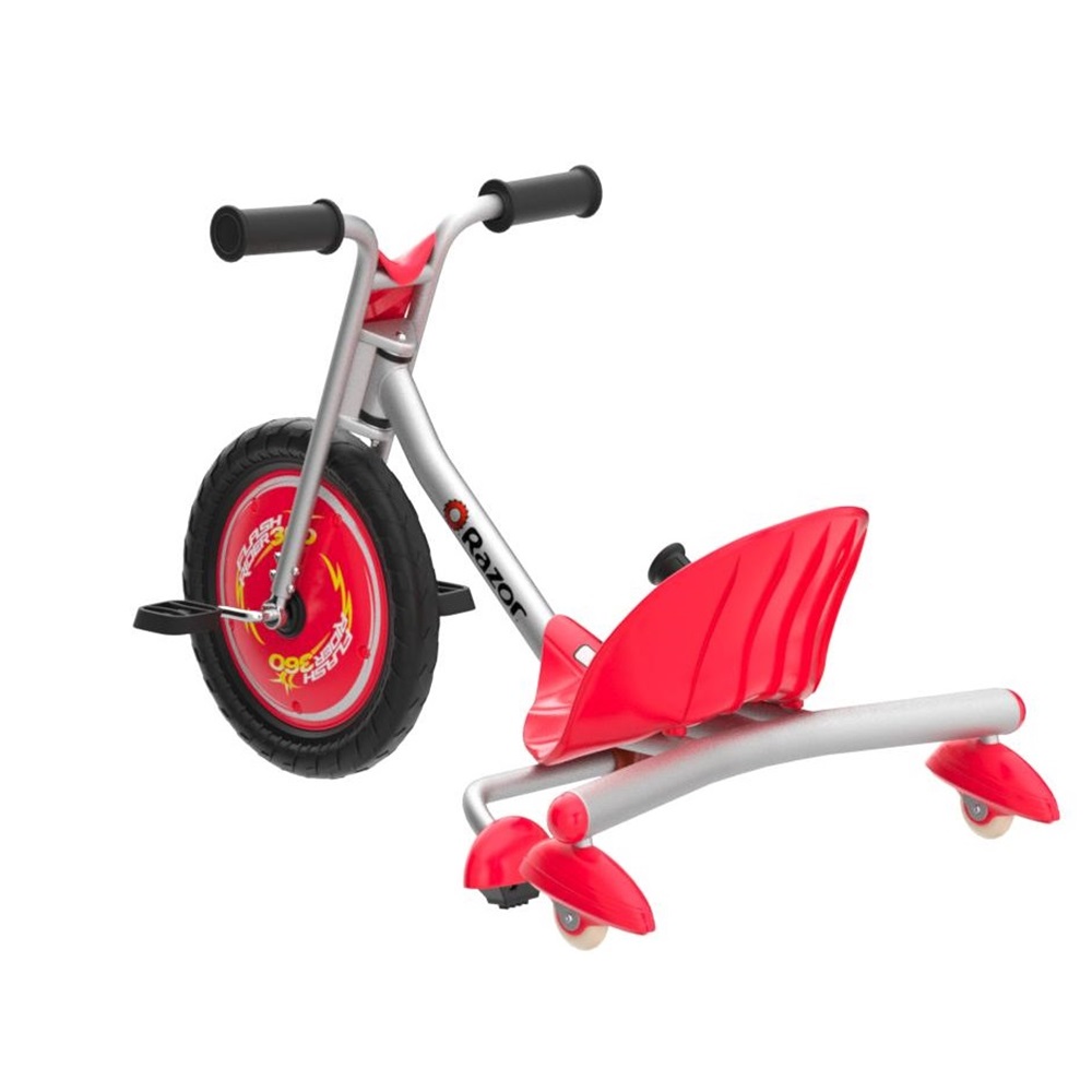 Razor Ride-On FlashRider 360, Red 23L Intl - Image 3