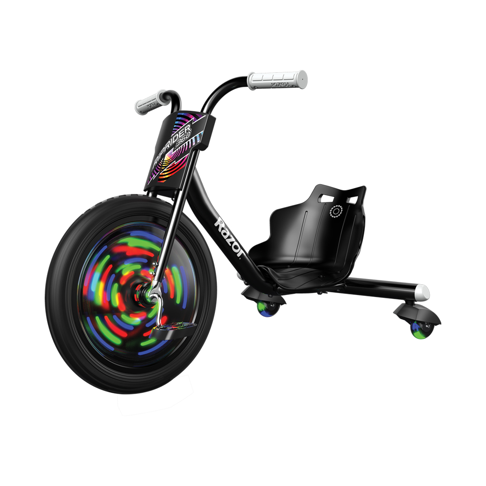 Razor RipRider 360 Lightshow, Black