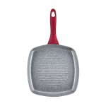 Ambition, Grill Pan, Jasper, Qualum Basic Stone Coating, 26X26 Cm, Aluminium, Plastic