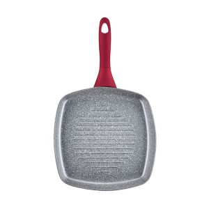Ambition, Grill Pan, Jasper, Qualum Basic Stone Coating, 26X26 Cm, Aluminium, Plastic