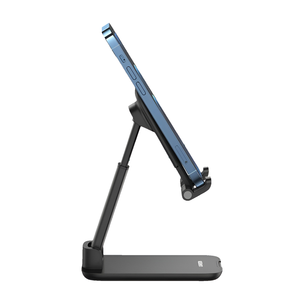 UGREEN Foldable Multi-Angle Phone Desktop Stand With Height Adjustable, Black - Image 2