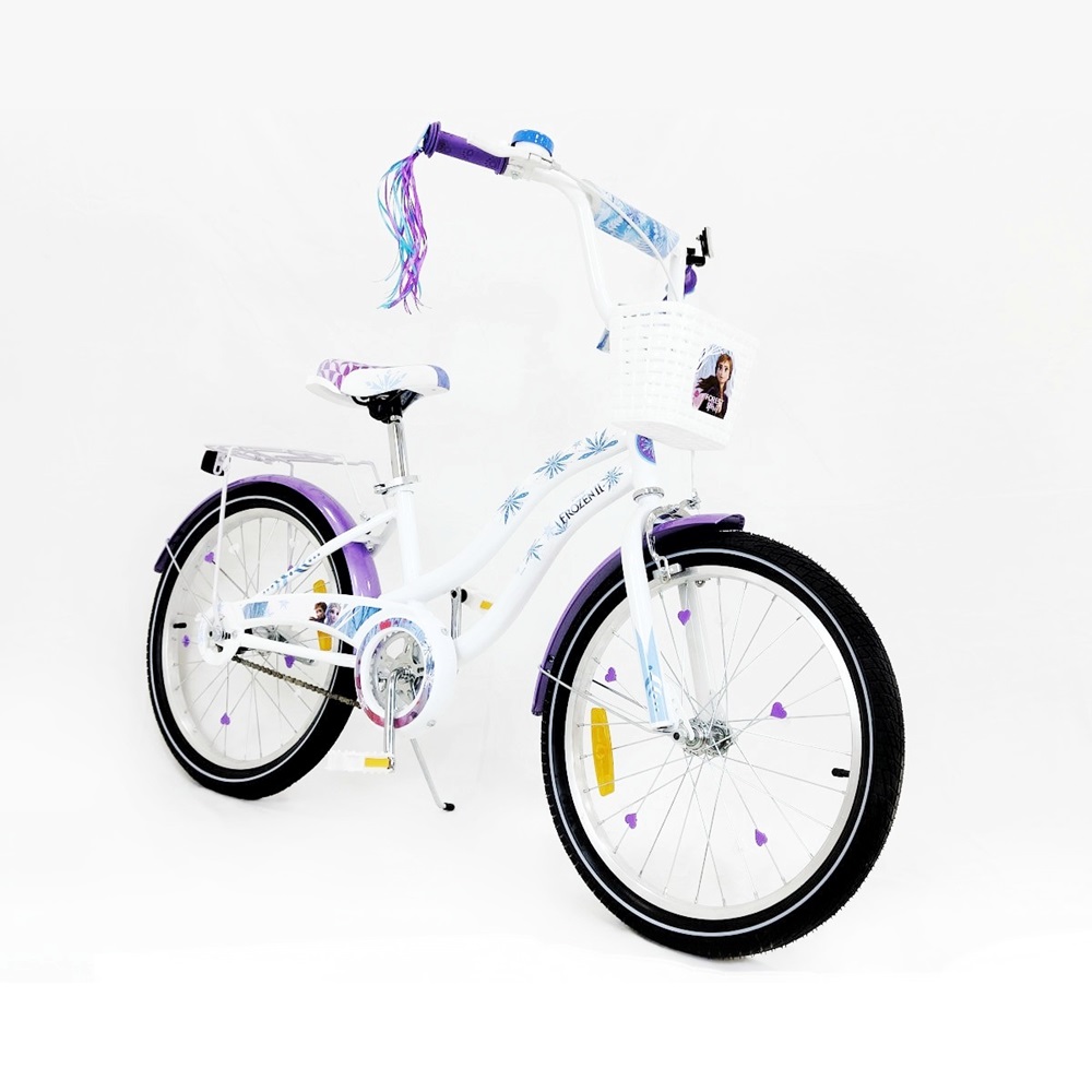 Frozen Children's Bicycle, 20",Steel frame, Aluminum rim, Ring, Hand brake, White - Image 2