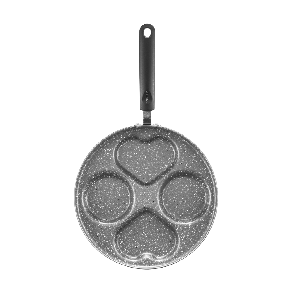 Ambiton, Egg Pan, Pedra, Qualum Basic Stone Coating, 26 Cm, Aluminium