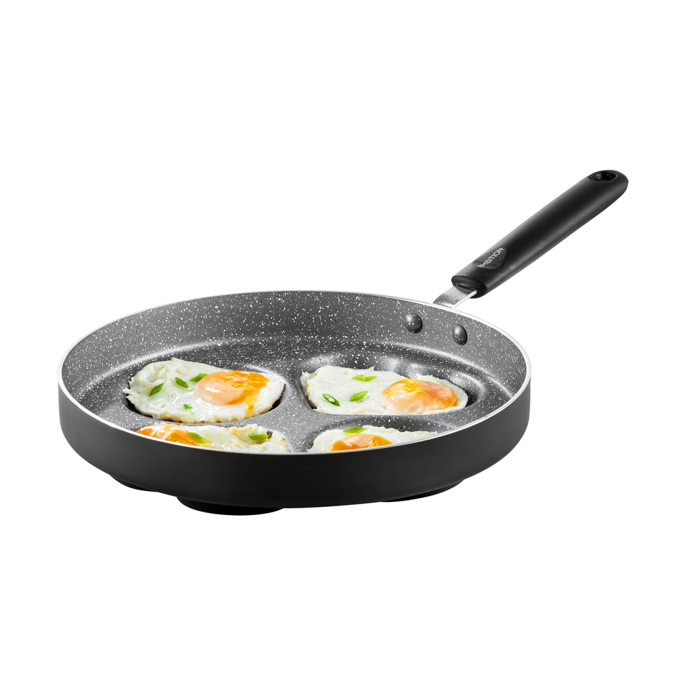 Ambiton, Egg Pan, Pedra, Qualum Basic Stone Coating, 26 Cm, Aluminium - Image 3