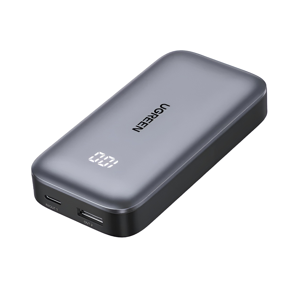 UGREEN Power Bank Two-way Fast Charging 10000mAh, 30W, Grey - Image 2