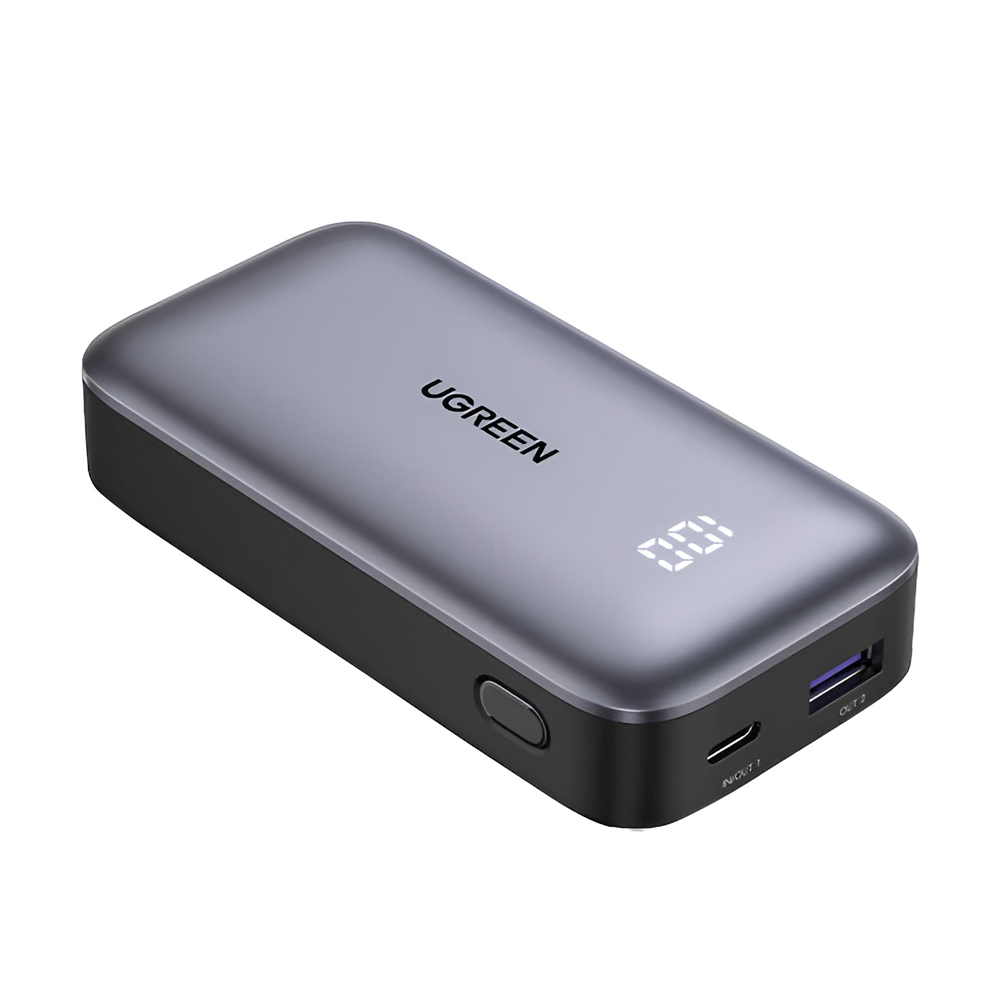 UGREEN Power Bank Two-way Fast Charging 10000mAh, 30W, Grey - Image 3