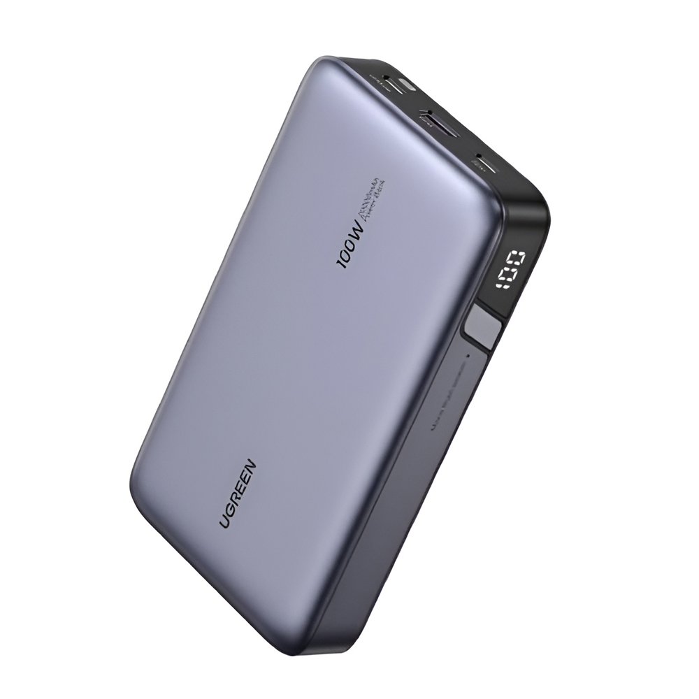 UGREEN Power Bank Nexode Two-way Fast Charging 20000mAh, 100W, Grey - Image 3