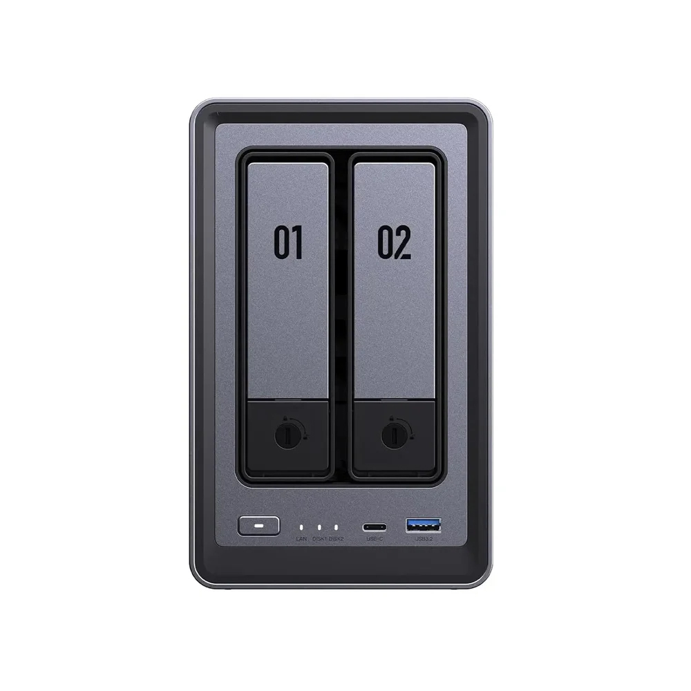 UGREEN Network Attached Storage DXP2800 2-Bay (Diskless) EU, Black - Image 2
