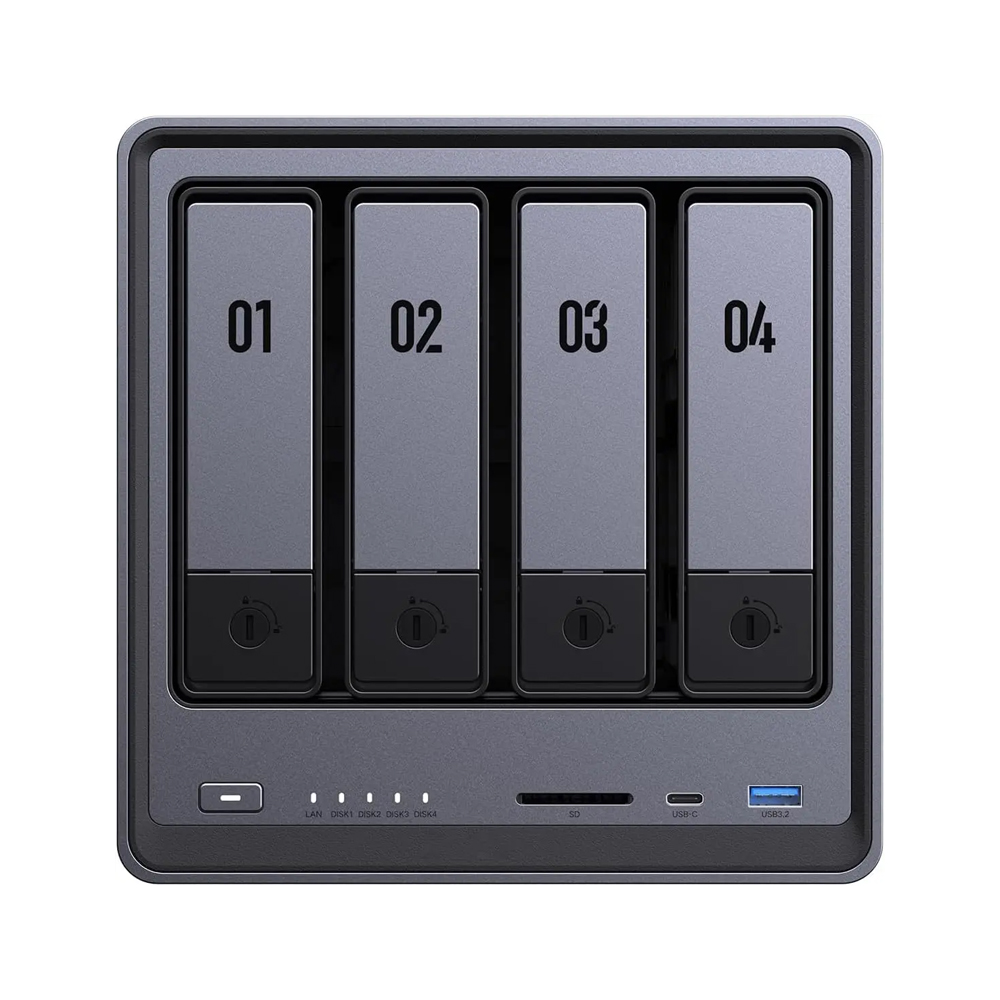 UGREEN Network Attached Storage DXP4800 4-Bay (Diskless) EU, Black - Image 2