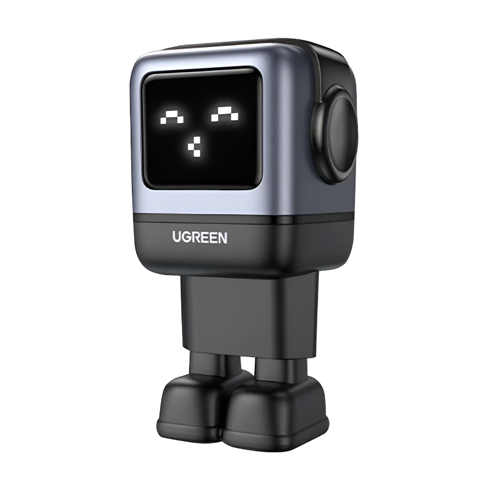 UGREEN Nexode Robot GaN Charger USB-A+2*USB-C 65W, Black - Image 2
