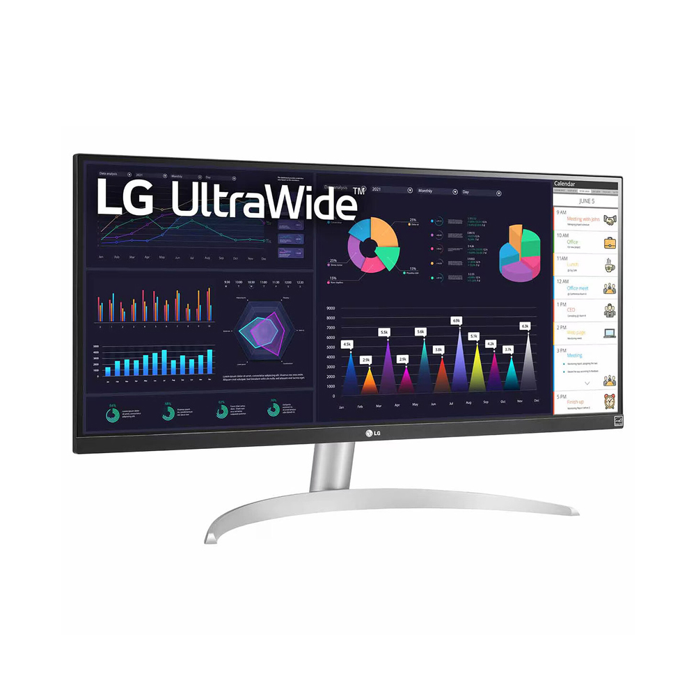 LG UltraWide 29WQ600-W.AEU, 29" UWFHD, IPS, 100 Hz, 5ms, White/Silver - Image 2