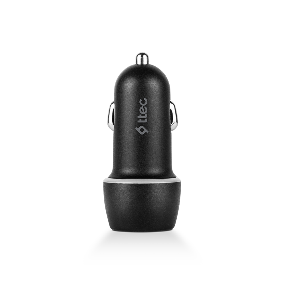 ttec Car Charger USB-A 2.1A, Black - Image 2
