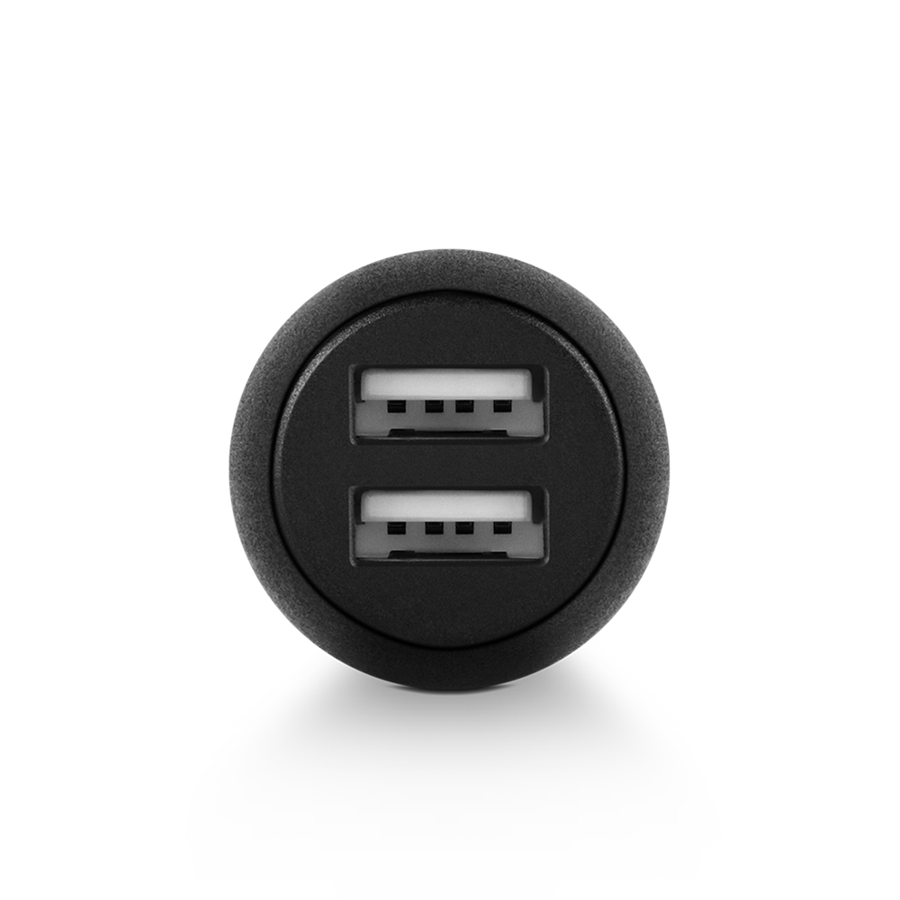 ttec Car Charger Duo 2*USB-A 3.1A with Lightning and Type-C Cable, Black - Image 3