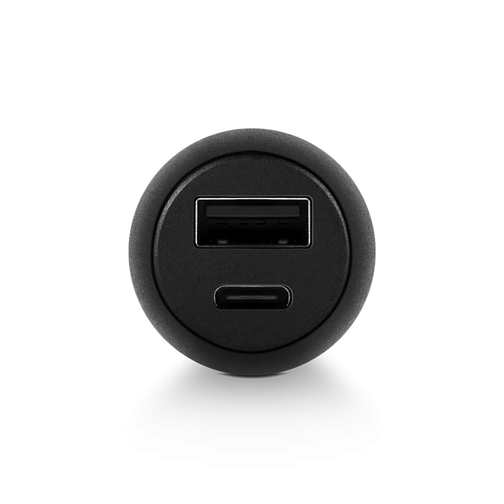 ttec Car Charger Duo Type-C+USB-A PD+QC 30W, Black - Image 3