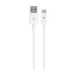 ttec Cable USB to Type-C 2.4A (1.2m), White