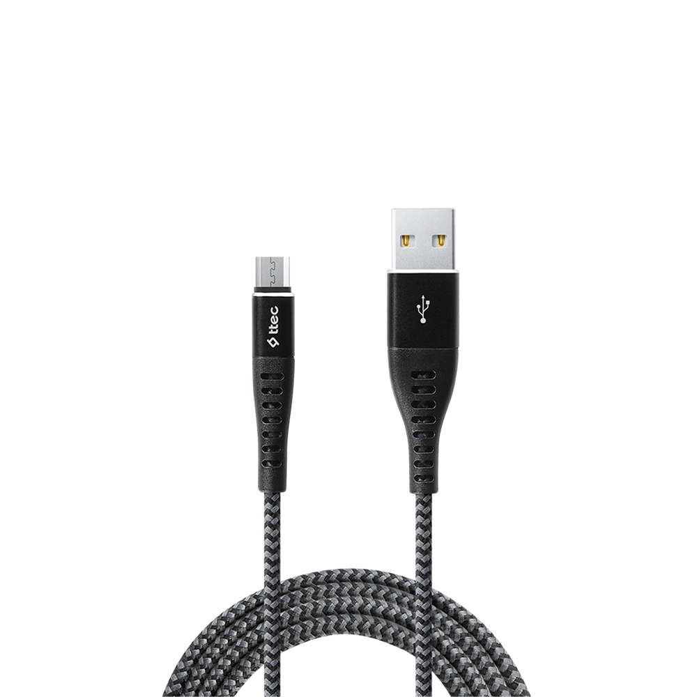 ttec Cable USB to Micro USB 2.4A (1.5m) Extreme, Black - Image 2