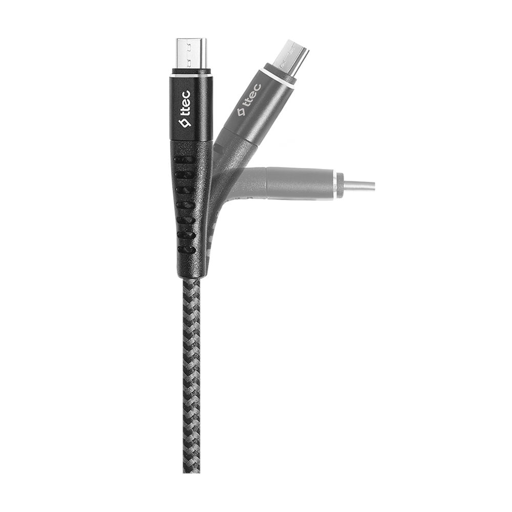 ttec Cable USB to Micro USB 2.4A (1.5m) Extreme, Black - Image 3