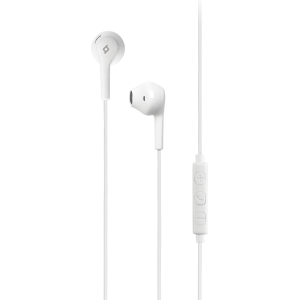 ttec Headphones In-Ear with Built-in Remote Control RIO, White