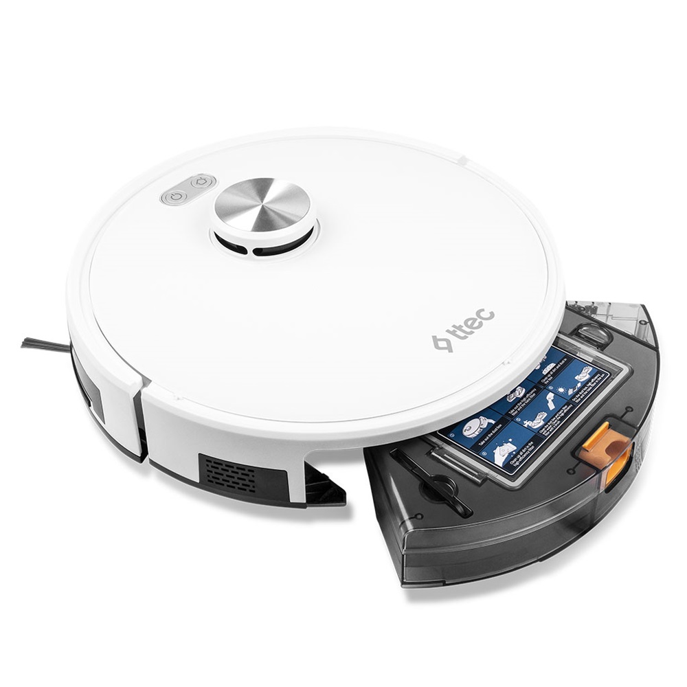 ttec Robot Vacuum with Automatic Dust Disposal Robi ProMaster+, White - Image 4