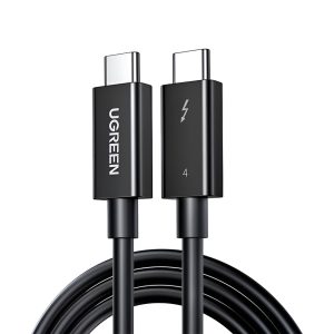 UGREEN Cable Type-C to Type-C Thunderbolt 4, 40Gbps, 0.8m US501, Black
