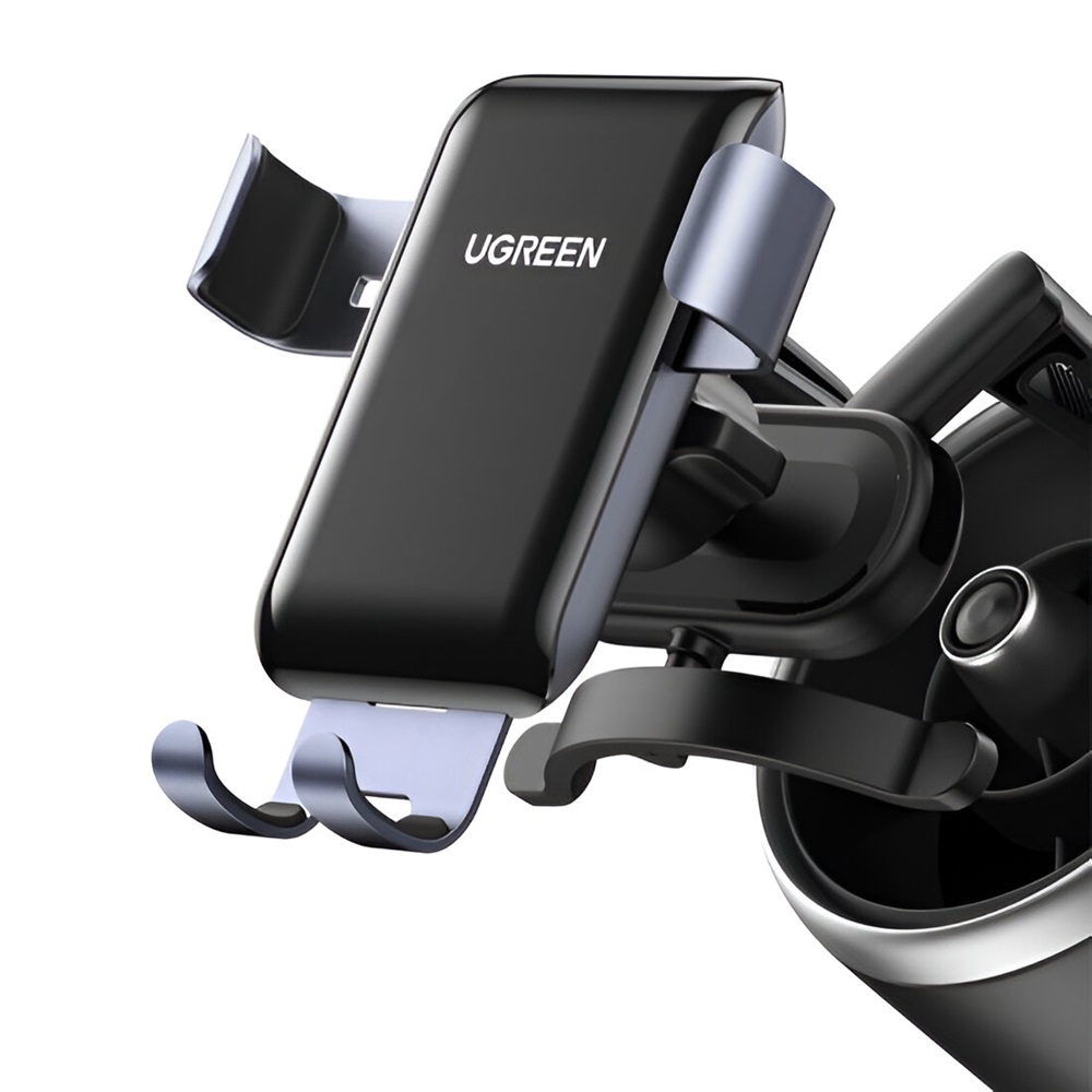 UGREEN Car Holder Gravity Round Air Vent,LP274, Grey - Image 2