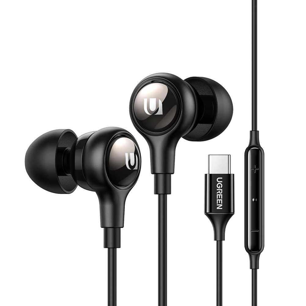 UGREEN Earphones In-Ear Type-C, Black | EP103 - Image 2