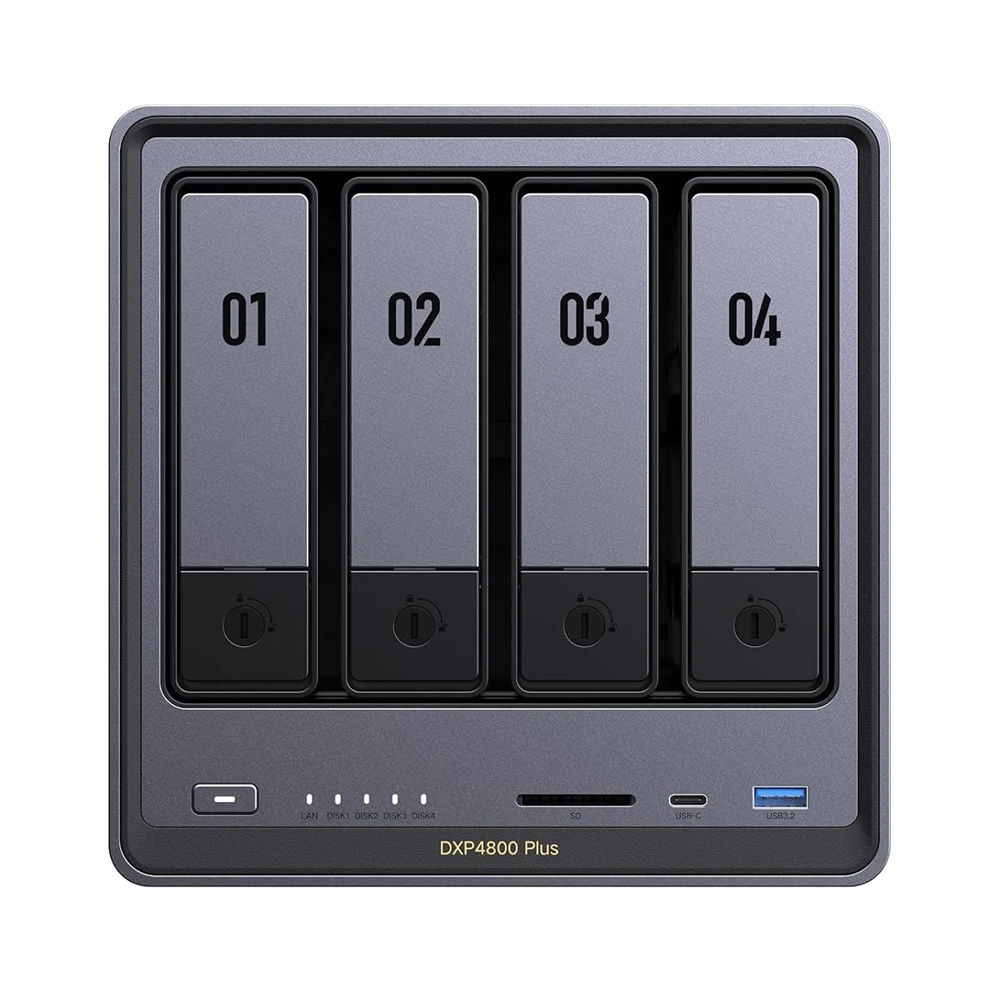 UGREEN Network Attached Storage DXP4800 Plus 4-Bay (Diskless) EU, Black - Image 2