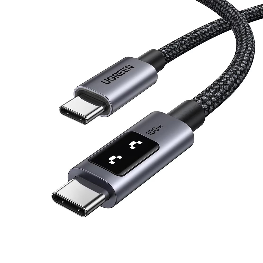 UGREEN Cable Uno Series Type-C to Type-C Fast Charging 5A/100W, 2M, Black | L509 - Image 2