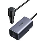 UGREEN Car Charger 2*Type-C + 1*USB-A Aluminum 150W, Grey
