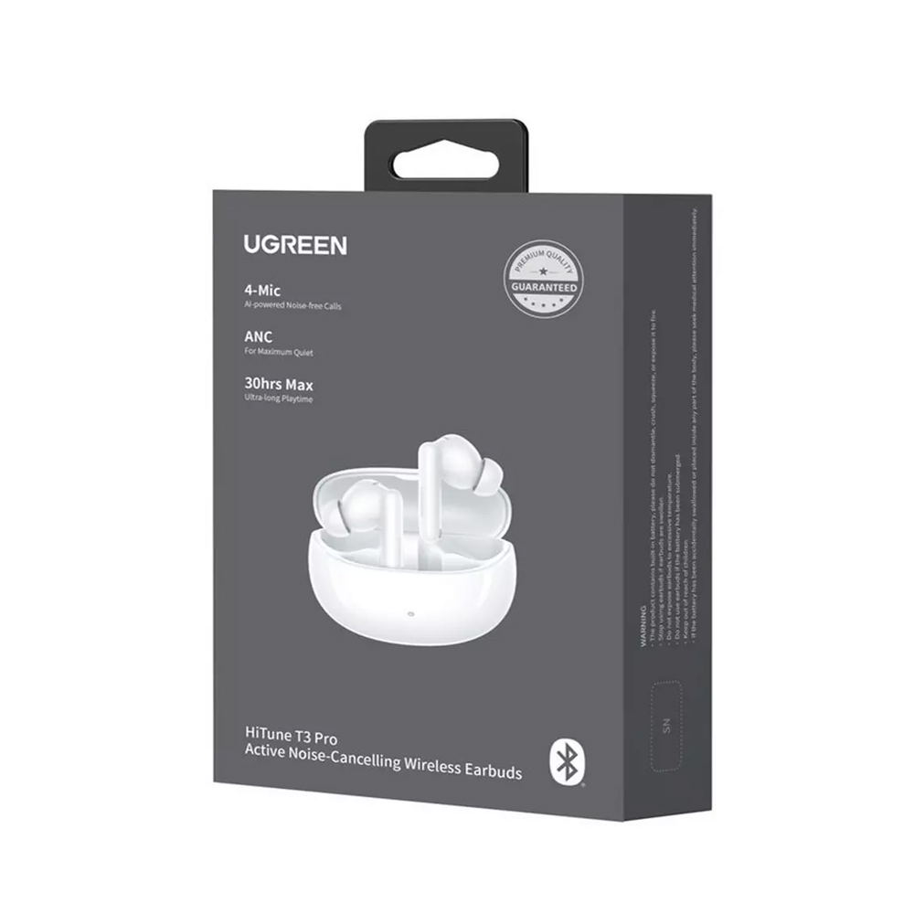 UGREEN TWS HiTune T3 Pro ANC | WS206, White - Image 3
