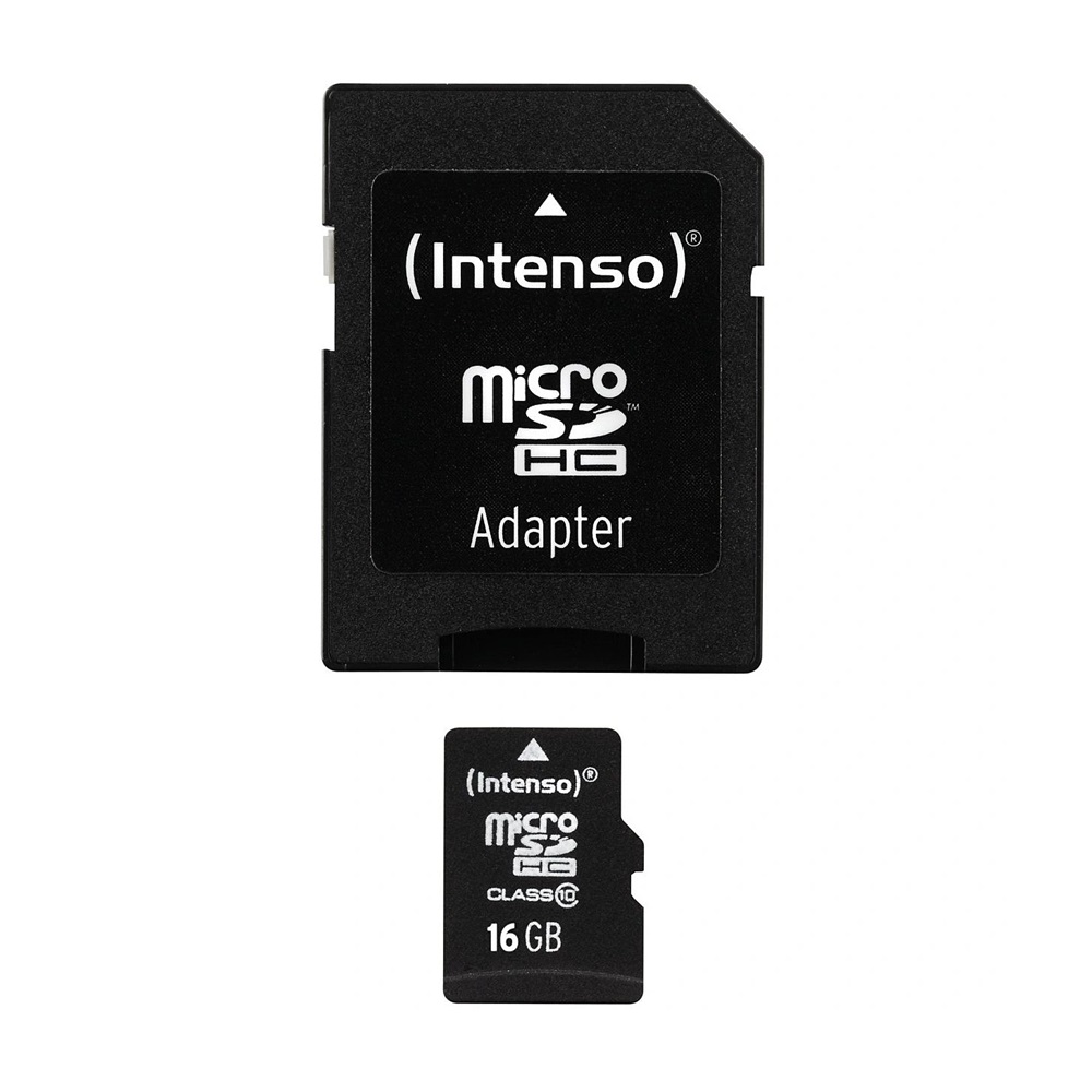 Intenso® MICRO Secure Digital Cards, 16 GB + SD Adapter, Class 10 - Image 2