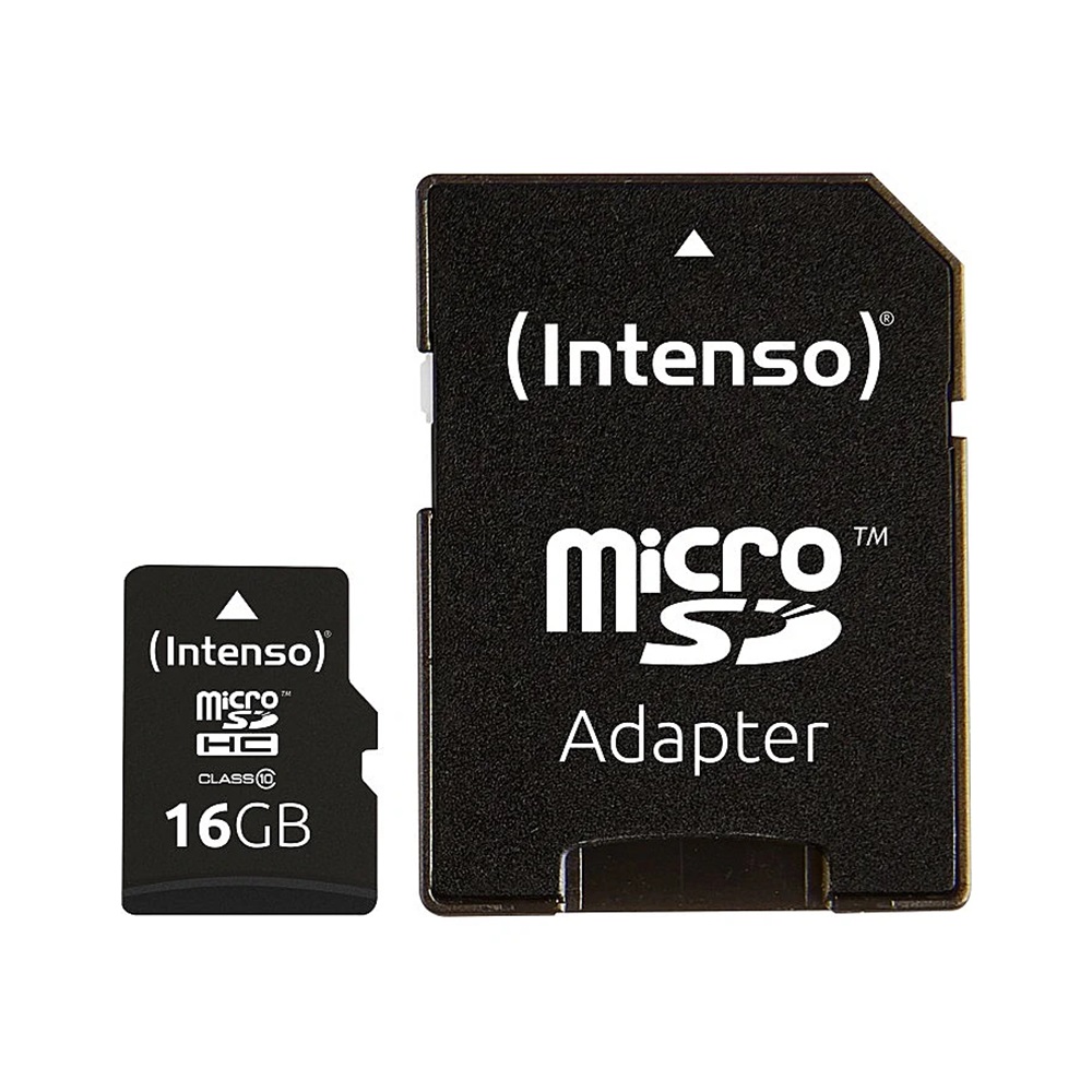 Intenso® MICRO Secure Digital Cards, 16 GB + SD Adapter, Class 10 - Image 3